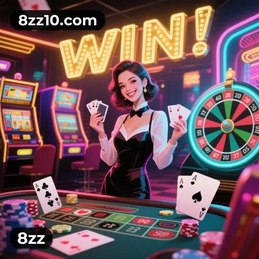 Catálogo 8zz com mais de 3.100 jogos — Pragmatic Play, Evolution, NetEnt e fornecedores certificados